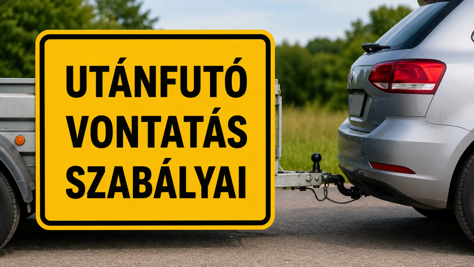 Utánfutó vontatás szabályai 2026