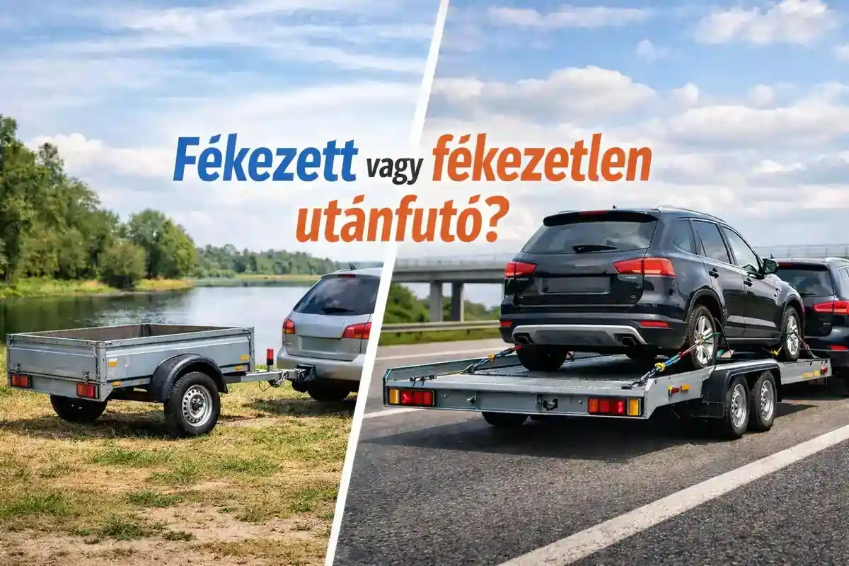 Fékezett vagy fékezetlen utánfutó? Segítünk eldönteni, melyiket érdemes vontatni